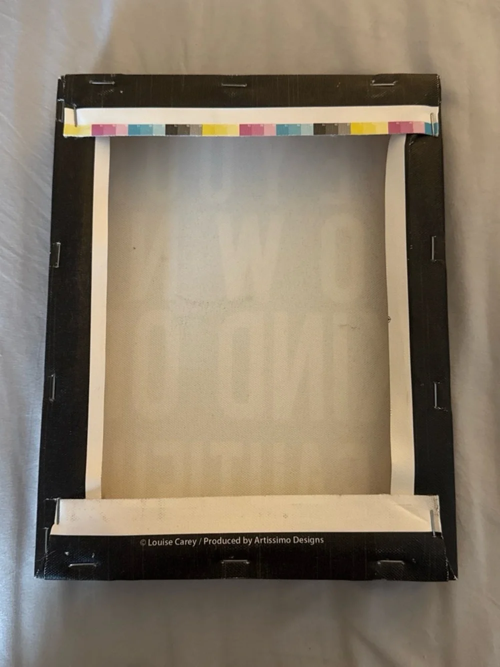 Inspirational 'Be Your Own Kind of Beautiful' Black Wall Art